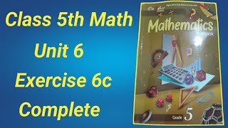 Class 5 Math Chapter 6 Ex 6c complete  Class 5 Math ex 6c maths mathematics class5 education [upl. by Graig180]