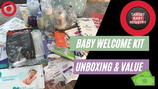 Target Baby Welcome Bag Unboxing  Target Baby Registry Unboxing  Free Baby Stuff [upl. by Lewse]