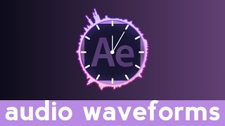 How To Make An Audio Spectrum Waveform in After Effects  Easy Tutorial [upl. by Anerec]