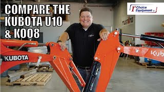 Kubota U10 and K008  What Machine Is Right For Your Job [upl. by Raychel]