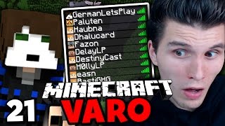 13 SPIELER GLEICHZEITIG AUF DEM SERVER ✪ MINECRAFT VARO 4 21  Paluten [upl. by Chun]