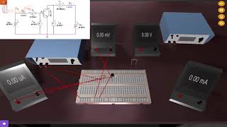 BJT Common Emitter Characteristics  Input Experiment  Virtual Lab  INVLABZ [upl. by Quillan]