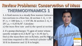 Solved Problems for CONSERVATION OF MASS Simple and Easy [upl. by Hocker36]