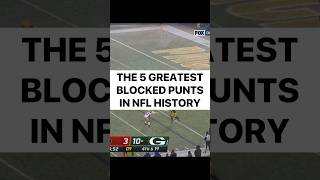 The 5 Greatest Blocked Punts in NFL History nfl football footballshorts highlights top5 block [upl. by Erdnua116]