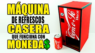 EXPENDEDORA CASERA que funciona con MONEDAS cómo se hace  Te Digo Cómo [upl. by Gracie]