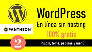 2 WordPress Elementor Astra paginas y menus ► WordPress en linea sin hosting 100 gratis [upl. by Sula]