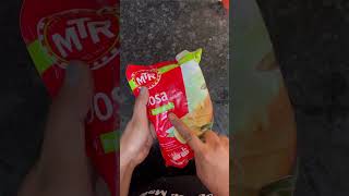 MTR Dosa Breakfast Mix 😋😋 dosa streetfood short shorts youtube southindian food review [upl. by Naig]