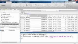 Working with Time Series Data in MATLAB [upl. by Mariya447]