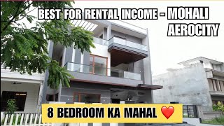 300 Gaj में बना दिया 8 BEDROOM का ये महल ❤️AEROCITY MOHALI [upl. by Rugg385]