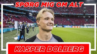 Kasper Dolberg I Favorit Premier Leagueklub 💥 Bedste forsvarsspiller 🇪🇸  Iskolde Dolberg svarer ❄️ [upl. by Leugimsiul]