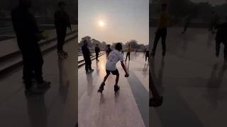 Aji ghanta 😂 inlineskating viralvideo trending youtubeshorts skate shorts popular balurghat [upl. by Ailet567]