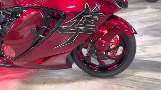 Suzuki Hayabusa 2023 Full custom build  custom paint  custom 360 OSD kit  custom accessories [upl. by Roarke]