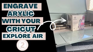 🤩How To Engrave With Cricut Explore Air 2  How To Engrave With Your Cricut Machine [upl. by Rednasyl21]