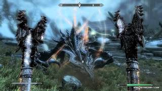 Skyrim Killing Alduin [upl. by Arten]