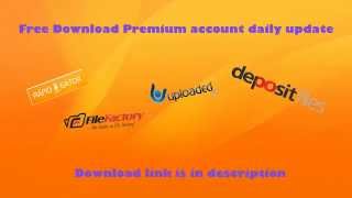 Get Premium account for Rapidgator Uploadedto and Filefactory absolutely free  Daily Update [upl. by Judus]