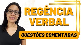 🚨REGÊNCIA VERBAL QUESTÕES COMENTADAS  PORTUGUÊS para CONCURSO [upl. by Eyk844]