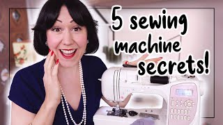 Sewing machine SECRETS you might not know [upl. by Oad]