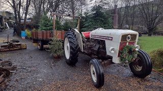 David Brown Tractor Run Tour of Huddersfield Meltham Castle Hill Marsden Tractor Factory [upl. by Rise]