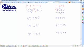 Redondear a miles Matematicas 6º Primaria AINTE [upl. by Boesch]