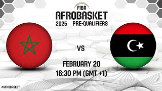 Morocco v Libya  Full Basketball Game  FIBA AfroBasket 2025 PreQualifiers [upl. by Idalia]