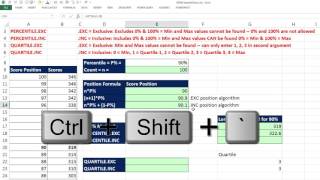 Basic Excel Business Analytics 25 Percentiles Quartiles 5 Number Summary using Excel Functions [upl. by Eenahpets195]