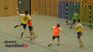 Handball 60 defence training [upl. by Akkin]