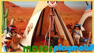 Playmobil Western 🌵 Playmobil Indios Descatalogados 🎁 Diorama Oeste [upl. by Lorain665]