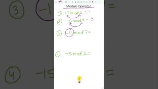 Modulo Operator Examples Congruencemodulo Congruence modulom Rajithetutor shorts mathsshort [upl. by Margarethe]