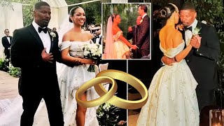 Jamie Foxx Walks Daughter Corrine Down the Aisle in Lavish Wedding Over a Year After Hospitalization [upl. by Ferino]