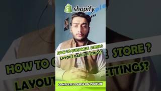 How to customize the Shopify store and set the basic layout [upl. by Floridia]