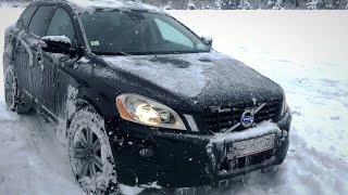 Volvo XC60 in Woods winter driving [upl. by Sena]