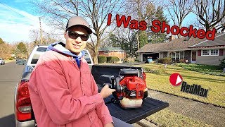 RedMax EBZ 7500 Backpack Blower Review ► I Was SHOCKED [upl. by Yarod256]