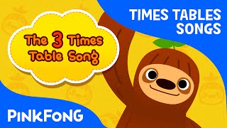 The 3 Times Table Song  Count by 3s  Times Tables Songs  PINKFONG Songs for Children [upl. by Adyol]