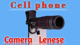 Cell Phone Camera Lenses Kit 4 in 1 18X Telescopic Zoom Lens4K HD Super Wide Angle [upl. by Wilsey120]