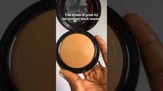 MAC Mineralize Skin Finish Dark mac dark blackmakeup macmineralize [upl. by Jephum]