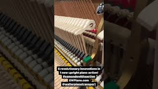 5 revolutionary innovations in 1 new upright piano action piano classicrestoration [upl. by Surtemed213]