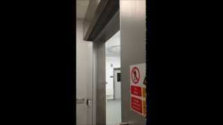 Dortek Hermetically Sealing Sliding Automated Door with X Ray Rated Privacy Glass [upl. by Erle]