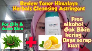 Review Toner Himalaya Herbals Cleansing Astringent untuk Kulit Normal Berminyak Berjerawat [upl. by Eluk616]