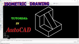 Isometric Drawing in AutoCAD  Tutorial  9  In Kannada  ಆಟೋಕ್ಯಾಡ್ ಕನ್ನಡ  ಸಂಚಿಕೆ – 9 [upl. by Abbie]