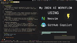 My 2024 AI Workflow in Neovim and Zellij [upl. by Heman]