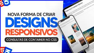 Consultas de Container no CSS  A Nova Forma de Criar Designs Responsivos [upl. by Portwine]