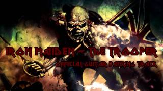 Iron Maiden  The Trooper Official Guitar Backing Track [upl. by Atonsah133]