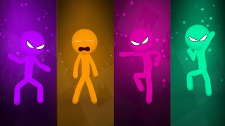 STICKMAN PARTY minigames funny gameplay 2024 ios android [upl. by Dressler273]