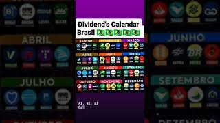 Dividends Calendar Brasil 🇧🇷 [upl. by Docila462]