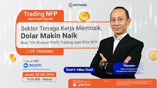 Sektor Tenaga Kerja Membaik Dolar Makin Naik  Live Trading NFP 4 Oktober 2024 [upl. by Oirasec]