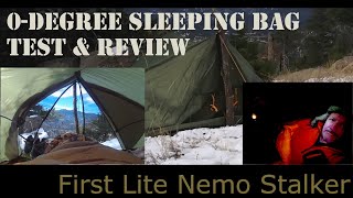 Nemo Stalker 0Degree Sleeping Bag Test and Review [upl. by Grady244]