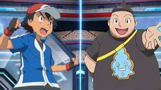 Pokémon Battle USUM Ash Vs Tierno Kalos League Battle [upl. by Yer247]