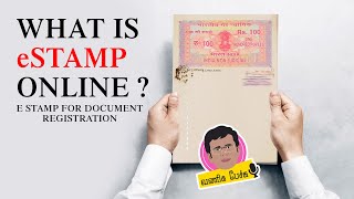 What is e Stamp for Document registration in Tamilnadu  Difference between e stamp and stamp paper [upl. by Yzmar]