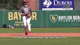 Third Base Ryan Alexander Reedy High School Class of 2023 [upl. by Selina]