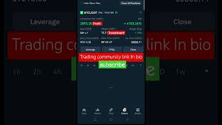 2900 Profit Bitcoin Pump🚀Live Bitcoin Trading bitcoin trading scalping binancefutures crypto [upl. by Ahsuat917]